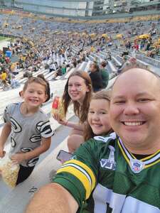 Shawn attended Green Bay Packers - NFL vs New Orleans Saints on Aug 19th 2022 via VetTix 