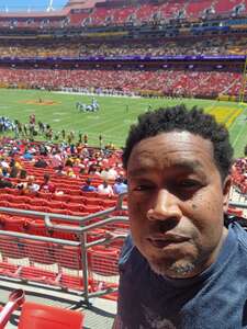 Marvin attended Washington Commanders - NFL vs Carolina Panthers on Aug 13th 2022 via VetTix 