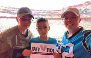 The Rowzee Family attended Washington Commanders - NFL vs Carolina Panthers on Aug 13th 2022 via VetTix 