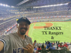 Texas Rangers - MLB vs New York Yankees