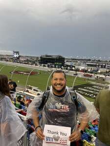 Rafael attended Coke Zero Sugar 400 | Reserved Seating - NASCAR Cup Series on Aug 27th 2022 via VetTix 