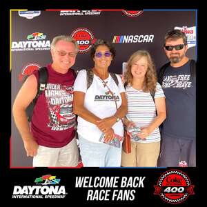 Darryl and Patie Graves attended Coke Zero Sugar 400 | Reserved Seating - NASCAR Cup Series on Aug 27th 2022 via VetTix 