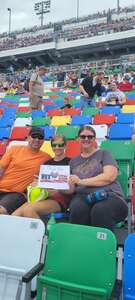Jason and family attended Coke Zero Sugar 400 | Reserved Seating - NASCAR Cup Series on Aug 27th 2022 via VetTix 