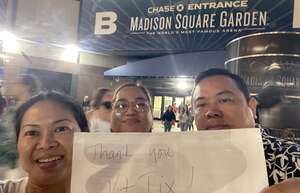 Mannix attended An Evening With Michael Buble on Aug 18th 2022 via VetTix 
