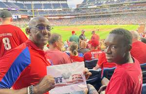 Chief Williams, attended Philadelphia Phillies - MLB vs Cincinnati Reds on Aug 23rd 2022 via VetTix 