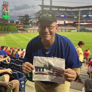 Scott attended Philadelphia Phillies - MLB vs Cincinnati Reds on Aug 23rd 2022 via VetTix 