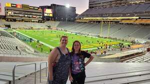 Katie attended Arizona State Sun Devils - NCAA Football vs Eastern Michigan University on Sep 17th 2022 via VetTix 