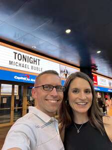 Daniel attended An Evening With Michael Buble on Aug 29th 2022 via VetTix 