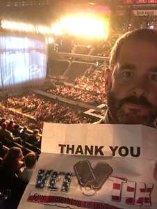 Keith attended An Evening With Michael Buble on Aug 29th 2022 via VetTix 