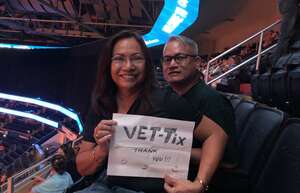 Rebecca attended An Evening With Michael Buble on Aug 29th 2022 via VetTix 