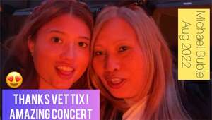 Joy attended An Evening With Michael Buble on Aug 29th 2022 via VetTix 