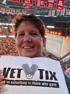Beth attended An Evening With Michael Buble on Aug 29th 2022 via VetTix 