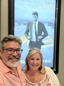 Patrick attended An Evening With Michael Buble on Aug 29th 2022 via VetTix 