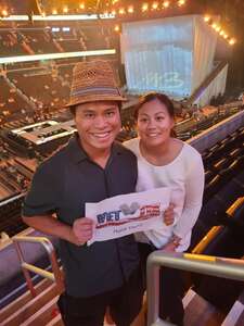 Ian attended An Evening With Michael Buble on Aug 29th 2022 via VetTix 
