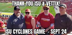 Iowa State Cyclones - NCAA Football vs Baylor University
