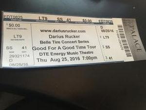 Darius Rucker: the Good for a Good Time Tour With Special Guest, Dan + Shay and Michael Ray
