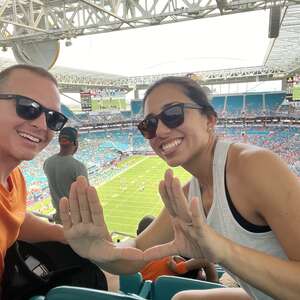 Evan attended Miami Hurricanes - NCAA Football vs The University of Southern Mississippi on Sep 10th 2022 via VetTix 