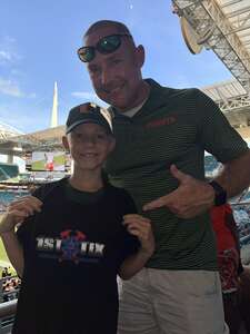 Kevin attended Miami Hurricanes - NCAA Football vs The University of Southern Mississippi on Sep 10th 2022 via VetTix 