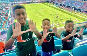 Robert attended Miami Hurricanes - NCAA Football vs The University of Southern Mississippi on Sep 10th 2022 via VetTix 