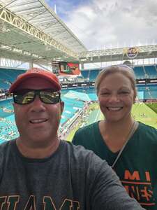 Joseph attended Miami Hurricanes - NCAA Football vs The University of Southern Mississippi on Sep 10th 2022 via VetTix 