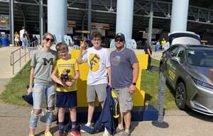 Clayton attended Michigan Wolverines - NCAA Football vs University of Connecticut on Sep 17th 2022 via VetTix 