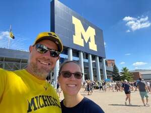 Anthony attended Michigan Wolverines - NCAA Football vs University of Connecticut on Sep 17th 2022 via VetTix 
