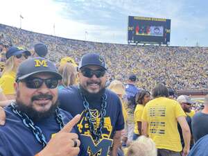 Andrew attended Michigan Wolverines - NCAA Football vs University of Connecticut on Sep 17th 2022 via VetTix 