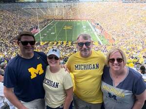 Andy attended Michigan Wolverines - NCAA Football vs University of Connecticut on Sep 17th 2022 via VetTix 