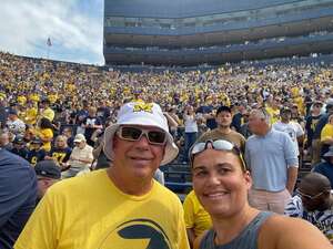 Kenneth attended Michigan Wolverines - NCAA Football vs University of Connecticut on Sep 17th 2022 via VetTix 