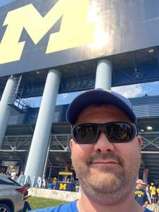Robert attended Michigan Wolverines - NCAA Football vs University of Connecticut on Sep 17th 2022 via VetTix 