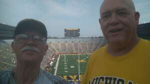 David attended Michigan Wolverines - NCAA Football vs University of Connecticut on Sep 17th 2022 via VetTix 