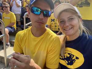 James attended Michigan Wolverines - NCAA Football vs University of Connecticut on Sep 17th 2022 via VetTix 