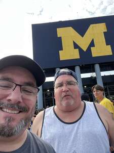 Michael attended Michigan Wolverines - NCAA Football vs University of Connecticut on Sep 17th 2022 via VetTix 