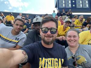 Bryant attended Michigan Wolverines - NCAA Football vs University of Connecticut on Sep 17th 2022 via VetTix 