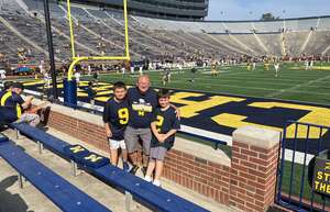 Brian attended Michigan Wolverines - NCAA Football vs University of Connecticut on Sep 17th 2022 via VetTix 