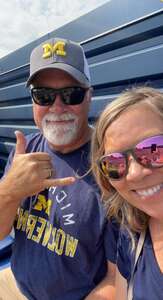 Jerry attended Michigan Wolverines - NCAA Football vs University of Connecticut on Sep 17th 2022 via VetTix 