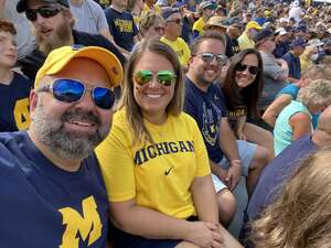 Andrew attended Michigan Wolverines - NCAA Football vs University of Connecticut on Sep 17th 2022 via VetTix 