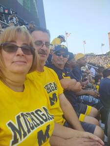 Donald attended Michigan Wolverines - NCAA Football vs University of Connecticut on Sep 17th 2022 via VetTix 
