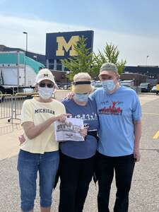 Peter attended Michigan Wolverines - NCAA Football vs University of Connecticut on Sep 17th 2022 via VetTix 
