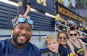 Christopher attended Michigan Wolverines - NCAA Football vs University of Connecticut on Sep 17th 2022 via VetTix 