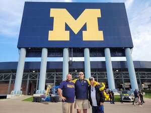 Miguel attended Michigan Wolverines - NCAA Football vs University of Connecticut on Sep 17th 2022 via VetTix 