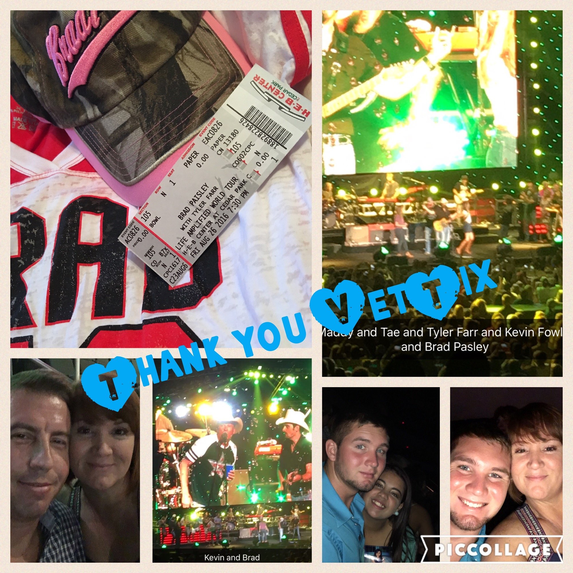 Brad Paisley - Life Amplified World Tour With Special Guests Tyler Farr and Maddie and Tae
