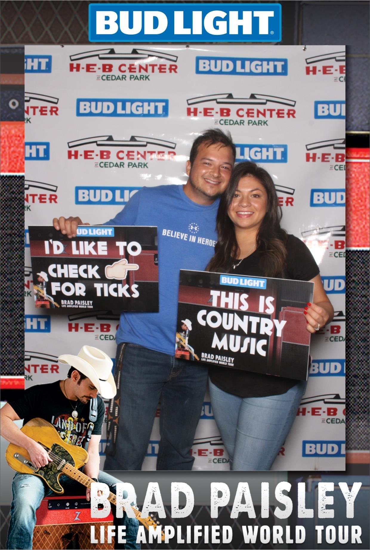 Brad Paisley - Life Amplified World Tour With Special Guests Tyler Farr and Maddie and Tae