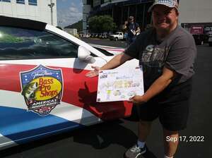 Margaret attended Bass Pro Shops Night Race: NASCAR Cup Series Playoffs on Sep 17th 2022 via VetTix 