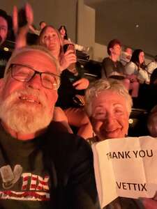 Gregory attended An Evening With Michael Buble on Sep 20th 2022 via VetTix 