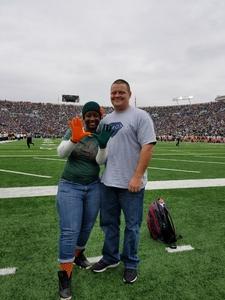 Notre Dame Fighting Irish vs. University of Miami - NCAA Football - Field Level Seats