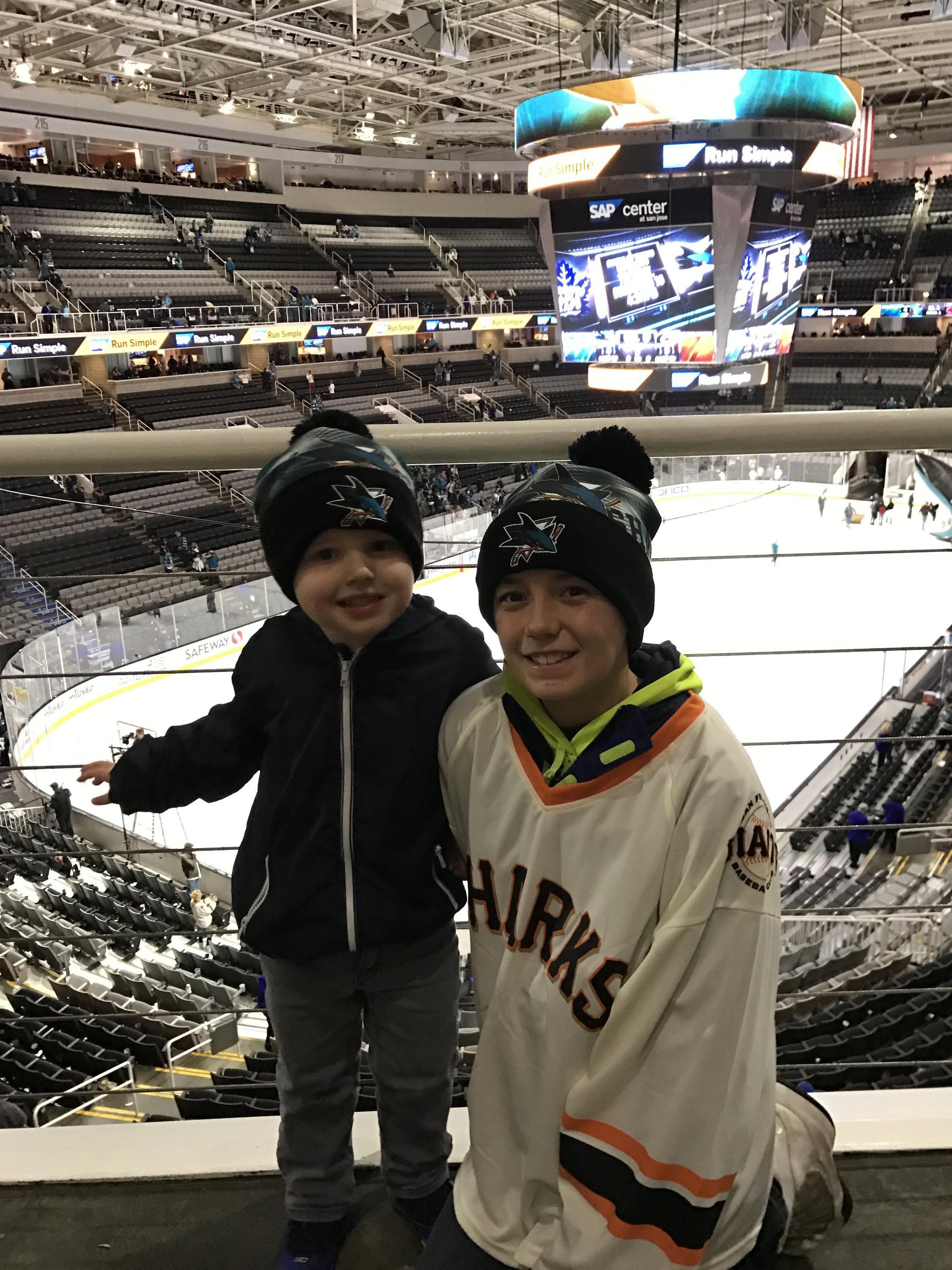 Event Feedback: San Jose Sharks vs. Carolina Hurricanes - NHL - S. F.  Giants Alternate Jersey Night