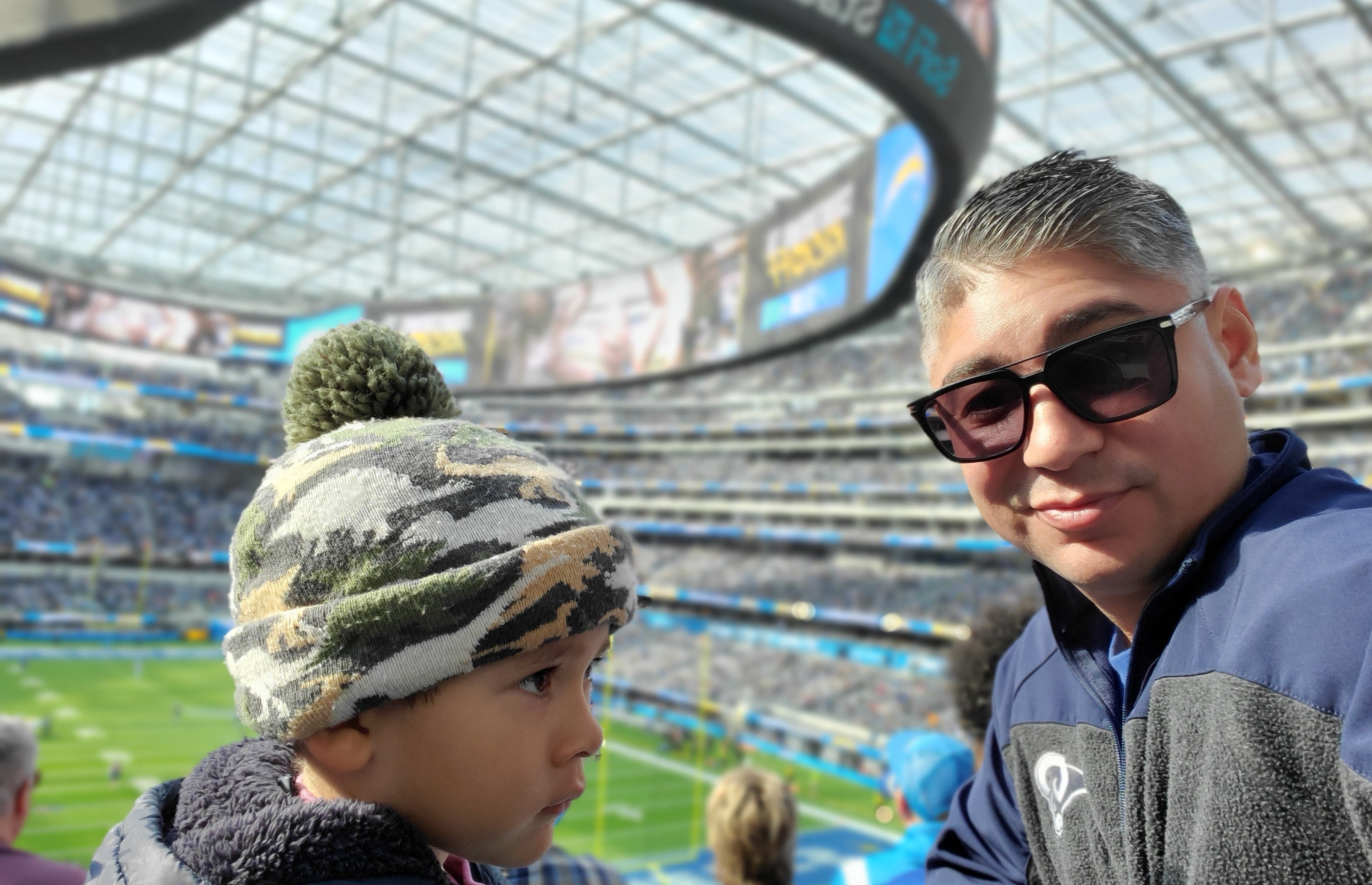 Los Angeles Rams vs. Los Angeles Chargers. Donated by: #VetTix