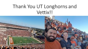 Miguel attended University of Texas Longhorns vs. Baylor - NCAA Football on Oct 29th 2016 via VetTix 