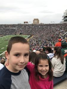 Notre Dame Fighting Irish vs. University of Miami - NCAA Football